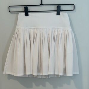 Aerie Offline All Aces Pleated Tennis Skort - White